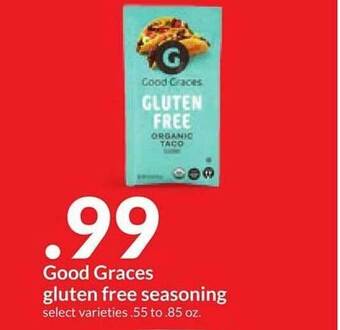 Hy-Vee Good graces gluten free seasoning offer