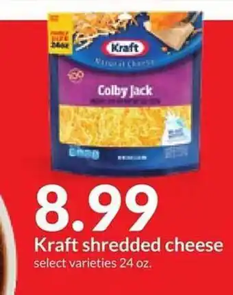 Hy-Vee Kraft shredded cheese offer