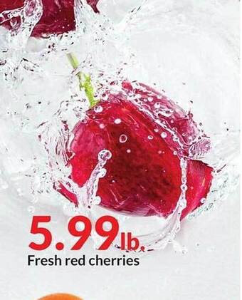 Hy-Vee Fresh red cherries offer