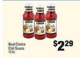 IGA Best choice chili sauce offer