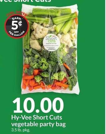 Hy-Vee Hy-vee short cuts vegetable party bag offer