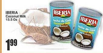 Key Food Iberia coconut milk offer
