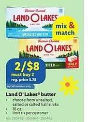 Lidl Land o'lakes butter offer