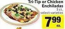 Lucky Supermarkets Tri-tip or chicken enchiladas offer