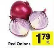 Lucky Supermarkets Red onions offer