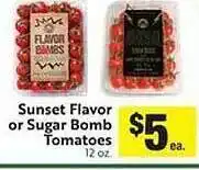 Lucky Supermarkets Sunset flavor or sugar bomb tomatoes offer