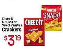 Maceys Cheez-it crackers offer