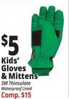 Ocean State Job Lot Kids' gloves & mittens offer