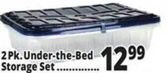 Ocean State Job Lot Under-the-bed storage set offer