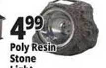 Ocean State Job Lot Poly resin stone offer