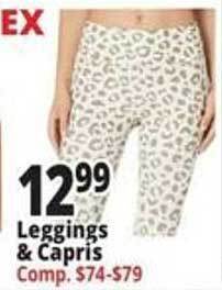 Ocean State Job Lot Leggings & capris offer