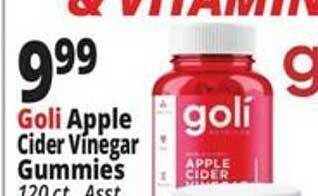 Ocean State Job Lot Goli apple cider vinegar gummies offer