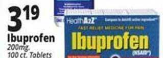 Ocean State Job Lot Ibuprofen offer