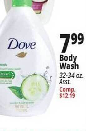 Ocean State Job Lot Dove body wash offer
