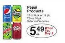 Price Chopper Pepsi products offer