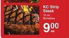 Price Chopper Kc strip steak offer
