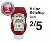 Price Chopper Heinz ketchup offer