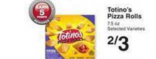 Price Chopper Totino's pizza rolls offer