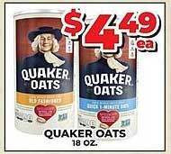 Price Cutter Quaker oats offer