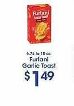 Price Rite Furlani garlic toast offer