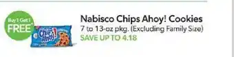 Publix Nabisco chips ahoy! cookies offer