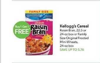 Publix Kellogg's cereal offer