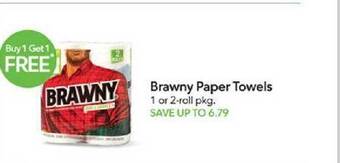 Publix Brawny paper towels offer