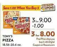 Reasors Tony's pizza offer