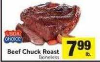 Usda choice beef chuck roast
