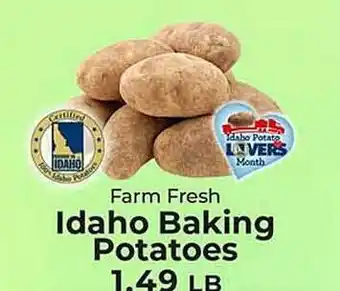 Idaho baking potatoes