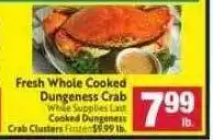 Save Mart Fresh whole cooked dungeness crab offer
