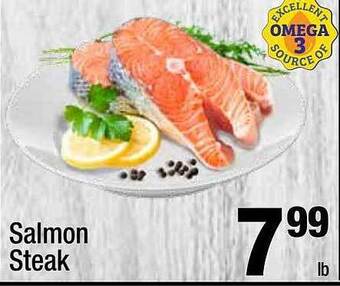 Super King Markets Salmon steak offer