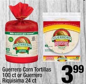 Super King Markets Guerrero corn tortillas or guerrero riquisima offer