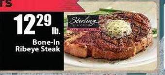 Times Supermarkets Bone-in ribeye steak offer