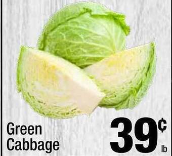 Super King Markets Green cabbage offer