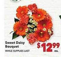 Vallarta Supermarkets Sweet daisy bouquet offer