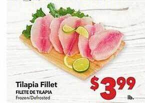 Vallarta Supermarkets Tilapia fillet offer