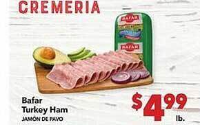 Vallarta Supermarkets Bafar turkey ham offer