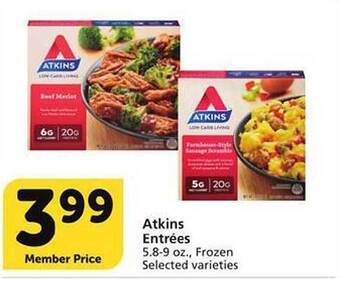 Vons Atkins entrées offer