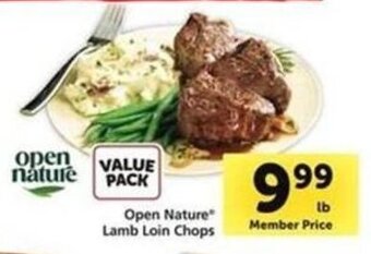 Safeway Open Nature Lamb Loin Chops offer