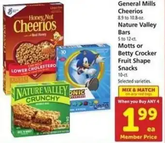 Safeway General Mills Cheerios 8.9 to 10.8 oz offer