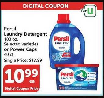 Albertsons Persil laundry detergent offer