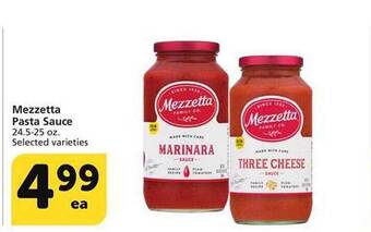 Albertsons Mezzetta pasta sauce offer