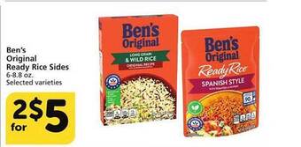 Albertsons Ben's original ready rice sides offer