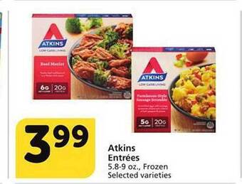 Albertsons Atkins entrées offer