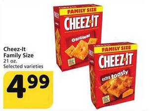Albertsons Cheez-it family size offer