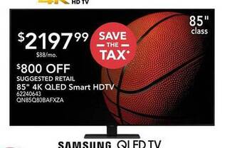 Nebraska Furniture Mart Samsung 85 offer