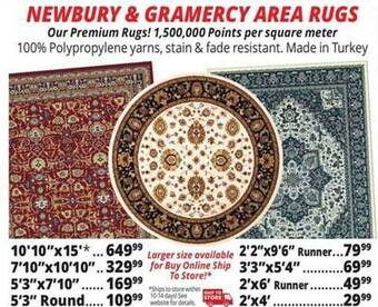 Ocean State Job Lot Newbury & gramercy area rugs offer