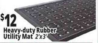 Ocean State Job Lot Heavy-duty rubber utility mat offer