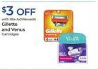 Rite Aid Gillette and venus offer